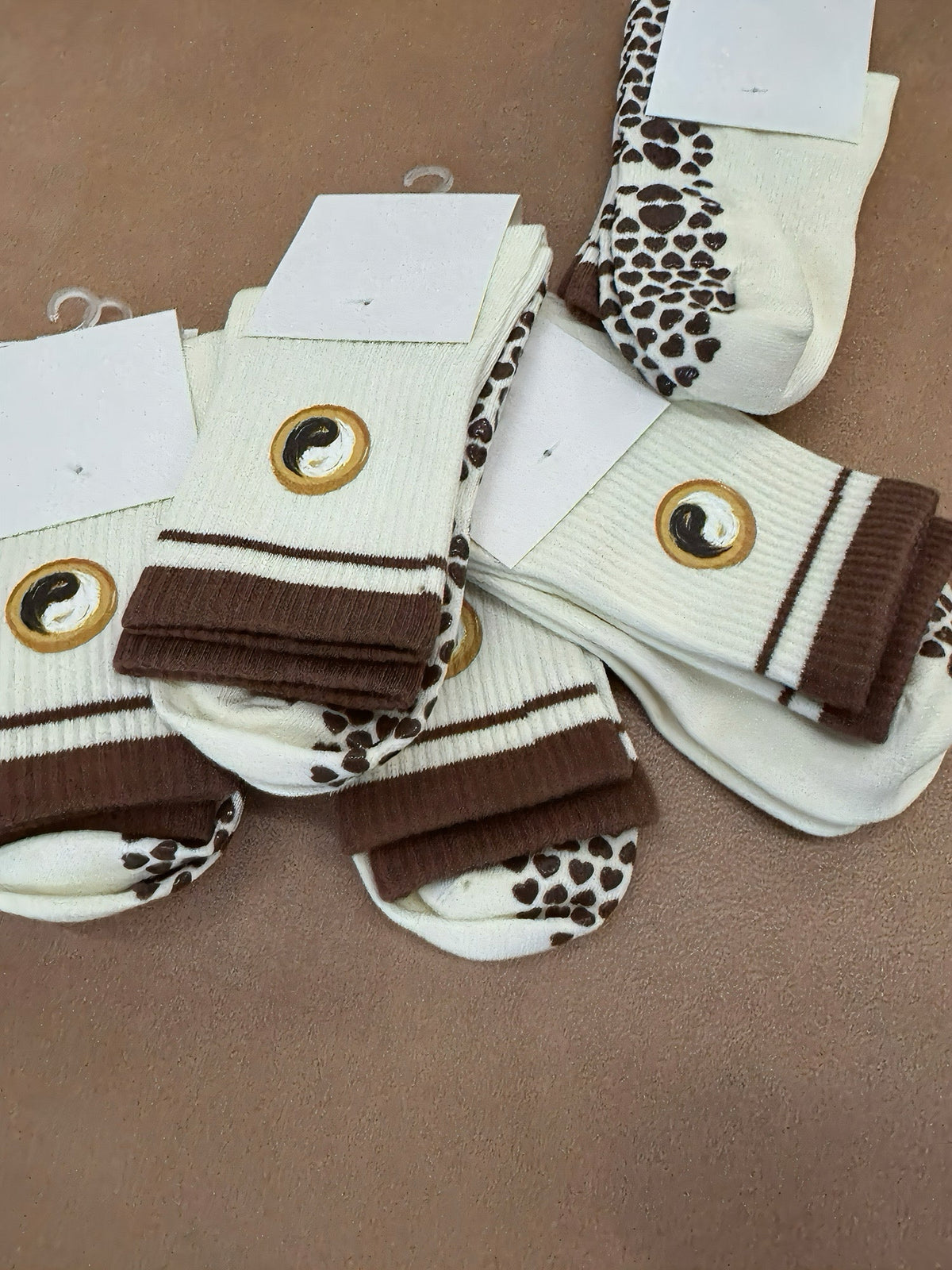 PersonalHour Pilates Grip Socks - Heart Edition